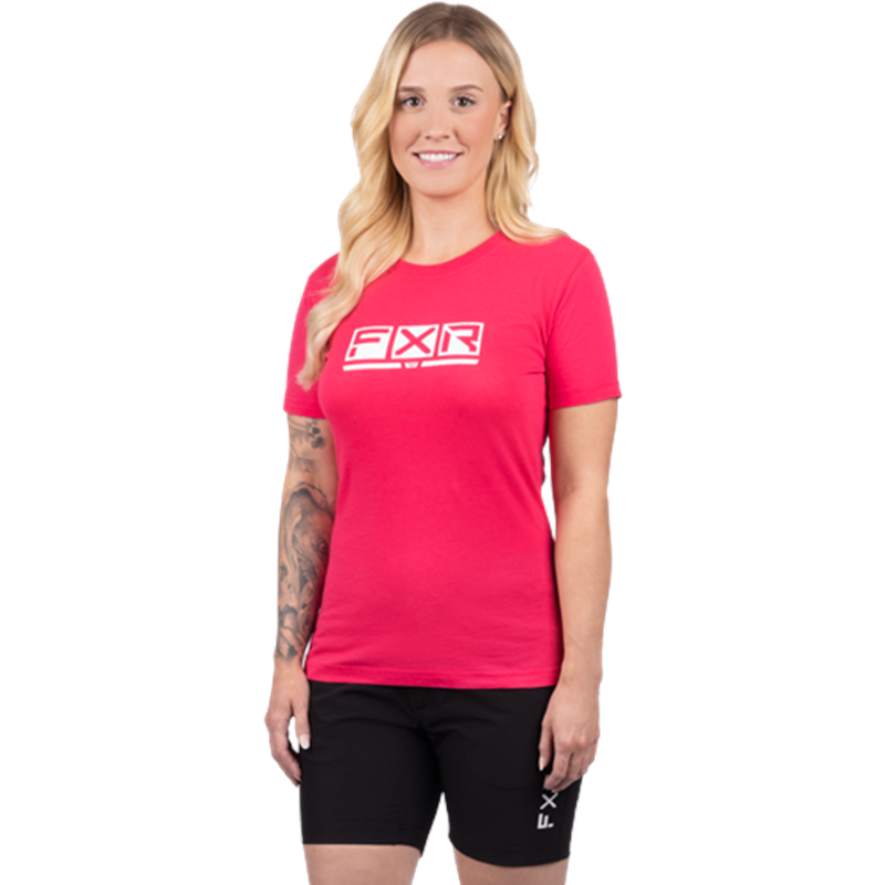 W Podium Premium T-Shirt 24-Razz/White-S