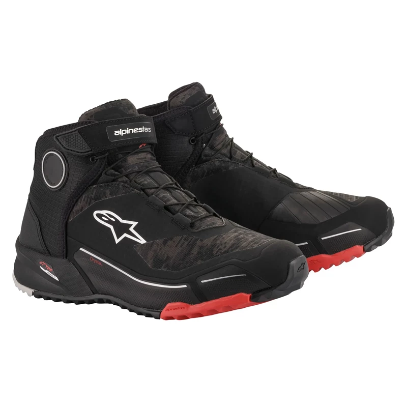 Alpinestars Ajokenkä CR-X Drystar musta/Cammo 45,5