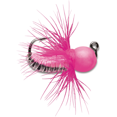Tungsten Fly Jig 1/16 Glow Pink