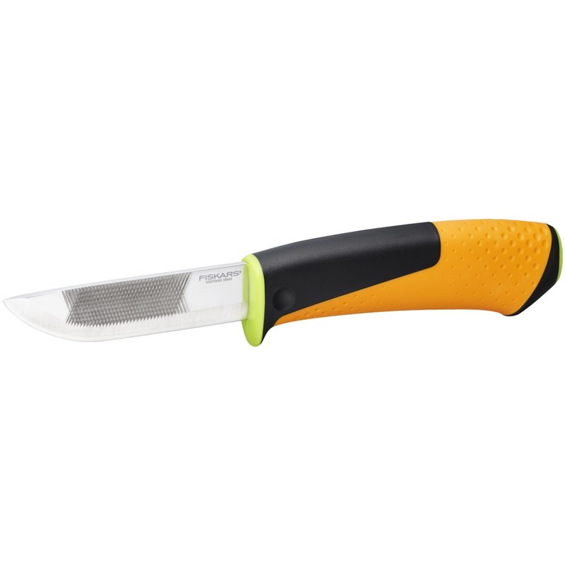 Fiskars Kirvesmiehen Puukko Terottimella