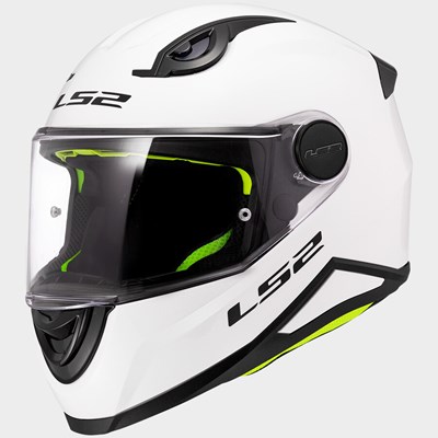 LS2 FF812 KID SOLID WHITE M