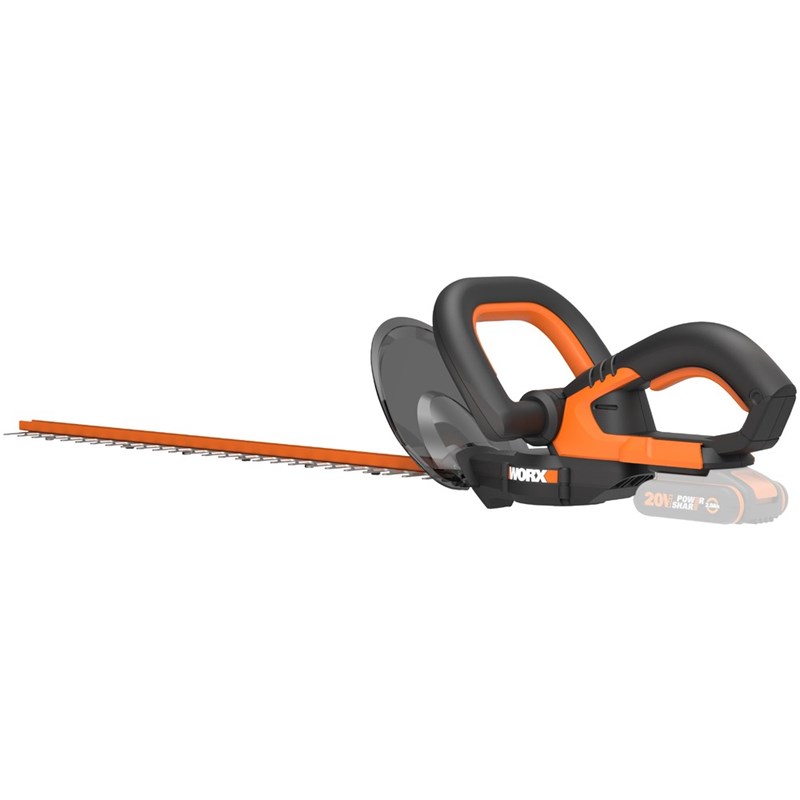 Worx Pensasleikkuri 20V 61cm 20mm Runko