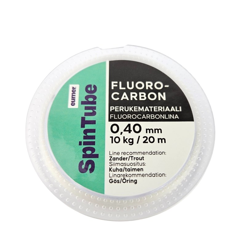 Spintube Fluorocarbon 0,40mm / 20mm