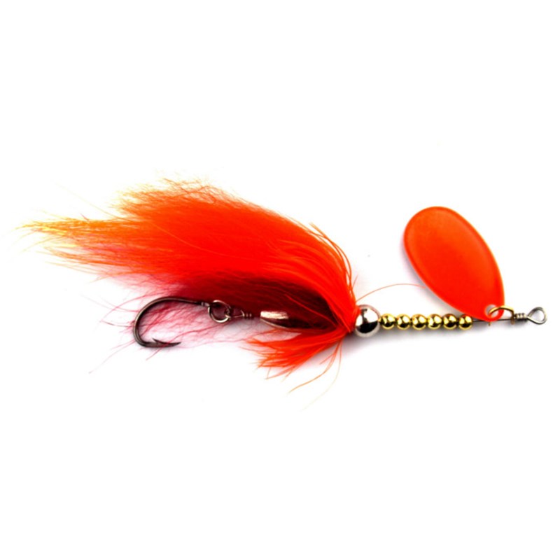 Spintube Spinner 6 g oranssi/punainen