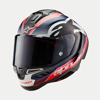 Alpinestars Kypärä Supertech R10 Team Musta/Carb/Sininen/Valkoinen, M