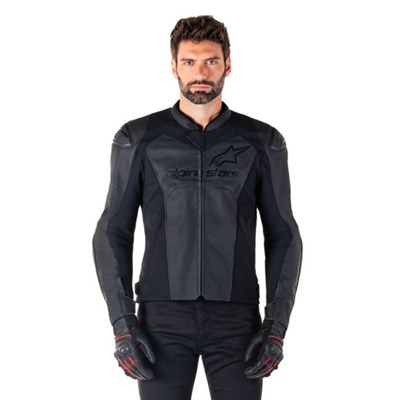 Alpinestars Nahkatakki Faster v3 Airflow Musta/Musta, 54