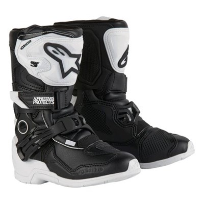 Alpinestars Saapas Tech 3s Barn Musta/Valkoinen, 30.5