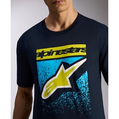 Alpinestars T-Paita Noka SS CSF Tummansininen XL
