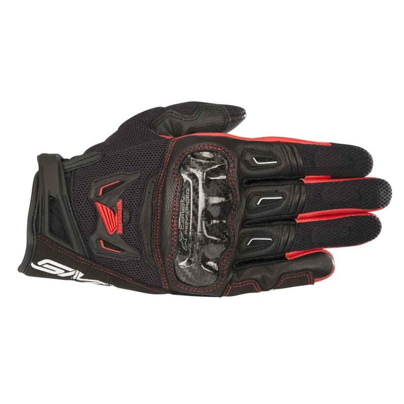Alpinestars Honda Hanska SMX-2 Air Carbon V2 musta/pun. 3XL