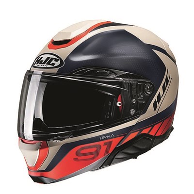 HJC Kypärä RPHA 91 Rafino Valkoinen/Sininen/Punainen MC1SF S 55-56cm