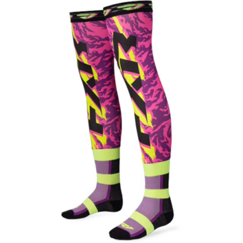 Ajosukka, L/XL,Pinkki/Violetti/Hi Vis