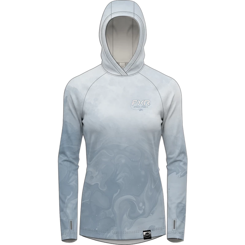 W Treble Air UPF Hoodie XS Glacier