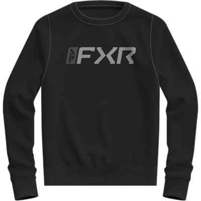 M Mitered Cotton Crewneck