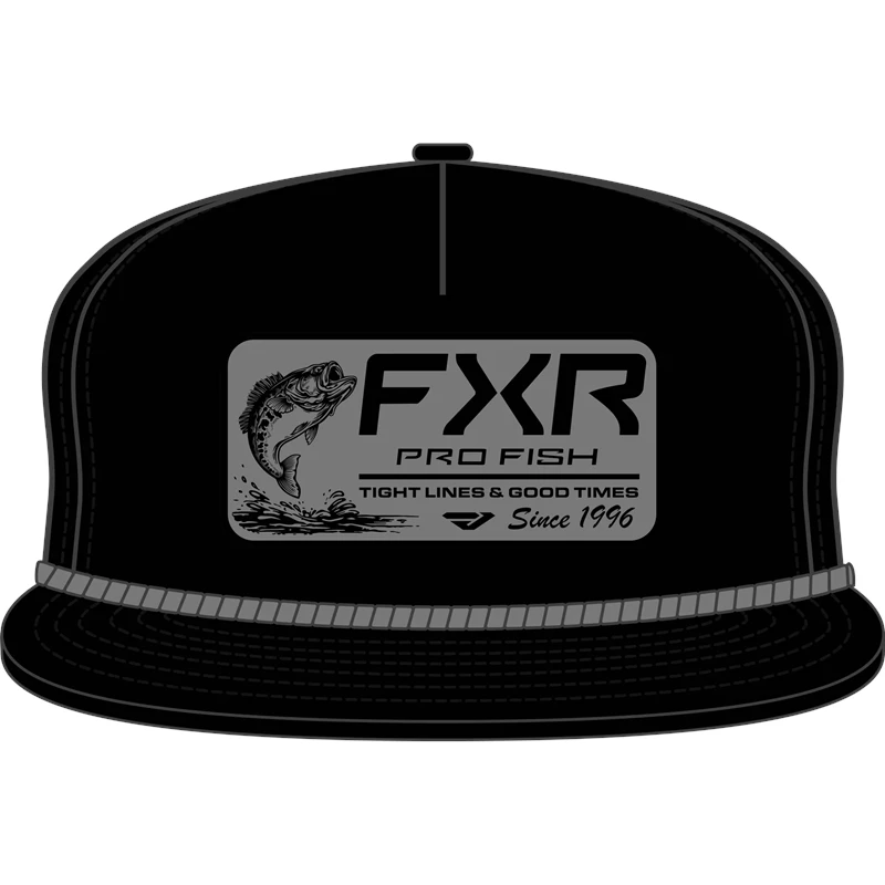 Tight Lines Hat Adult Black/Grey
