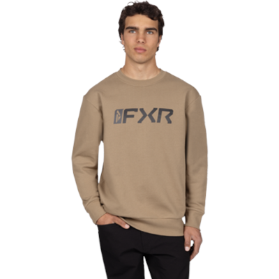 M Mitered Cotton Crewneck