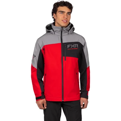 M Ascend Softshell Jacket S Red/Ti