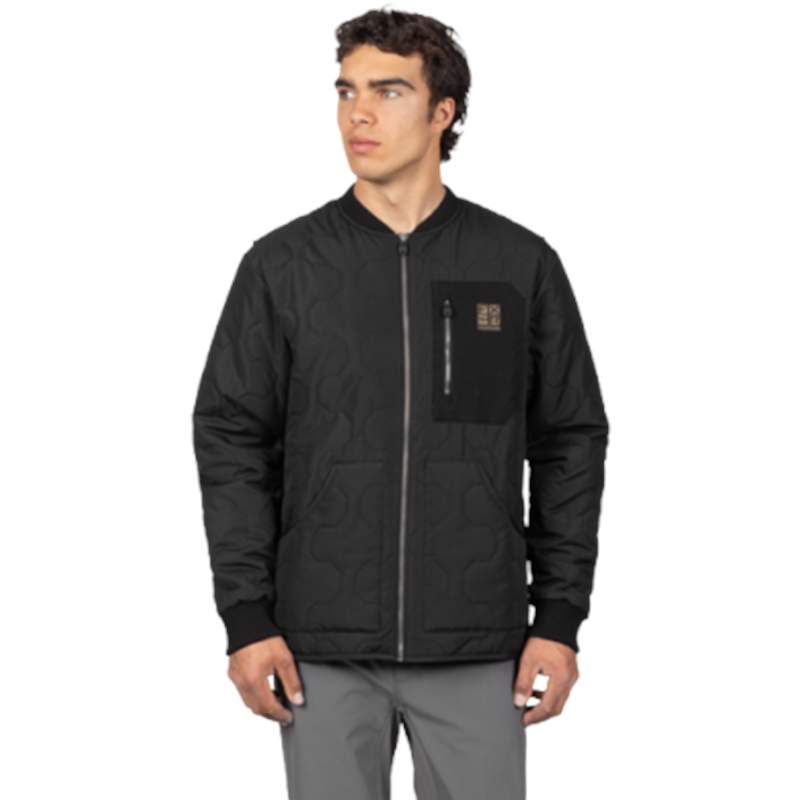 M Rig Quilted Jacket S Black