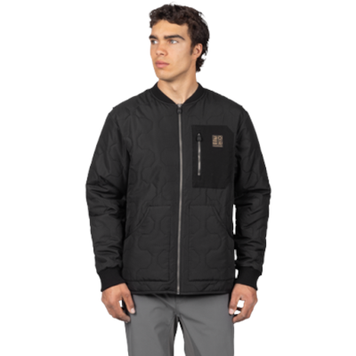 M Rig Quilted Jacket S Black