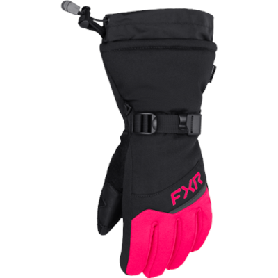 Child Helix Race Glove L Black/Razz