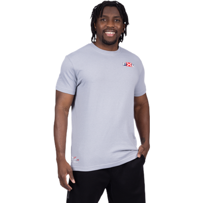 M Podium Pro Premium T-Shirt 25-Grey/Red-M