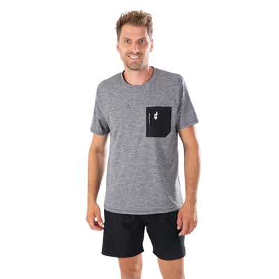BRAIM Men's sport T-shirt, Grey, XL