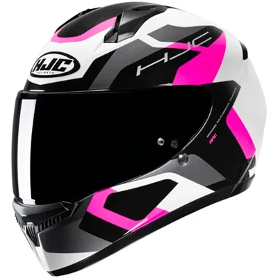 HJC Kypärä C10 Tins Musta/Pinkki MC8, 57-58cm M