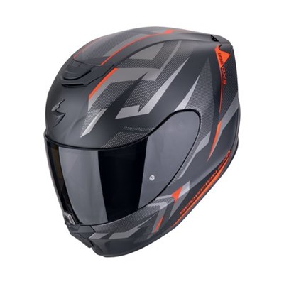 SCORPION Kypärä EXO-391 AAXO Mattamusta-Punainen, M