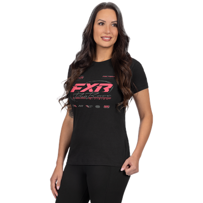W Race Division Premium T-Shirt 26-Blk/Sun-Kissed Coral-M