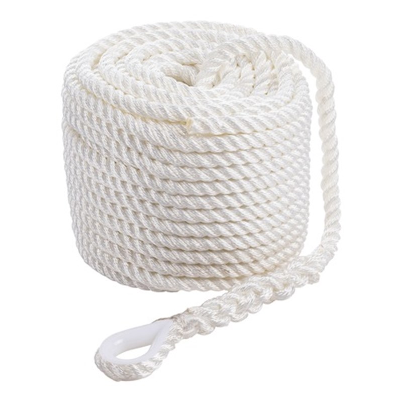 Qvarken Ankkuriköysi Classic koussilla 10mm 30m valkoinen