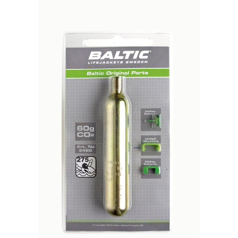 Baltic paukkuliivin CO2 patruuna 60g