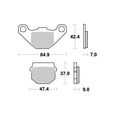 Sbs Jarrupalat Ceramic APRILIA, KAWASAKI, RIEJU
