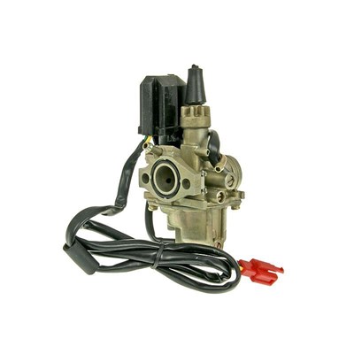 Kaasutin, 17mm, Peugeot, laippakiinnitys, 2-T skootterit