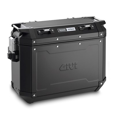 Givi kuljetuslaukku Blackline 37ltr alumiininen vasen puoli