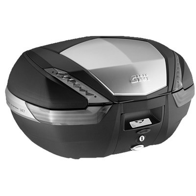 Givi V47 Tech monokey 47lt perälaukku musta maalaamaton kansi