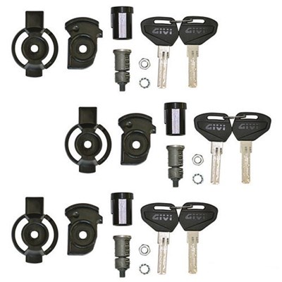 Givi Security lock lukkosarja kolmelle laukulle