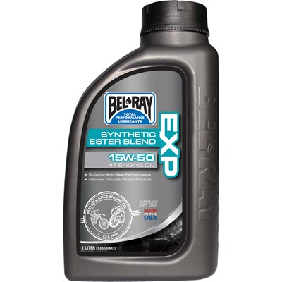 Bel-Ray EXP puolisynteettinen Ester Blend 4T moottoriöljy 15W-50 1L