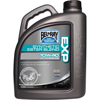 Bel-Ray EXP puolisynteettinen Ester Blend 4T moottoriöljy 10W-40 4L