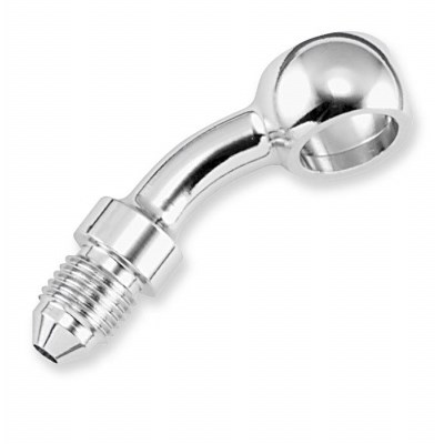 Goodridge Banjoliitin 20° (11.1mm) H-D Kromattu