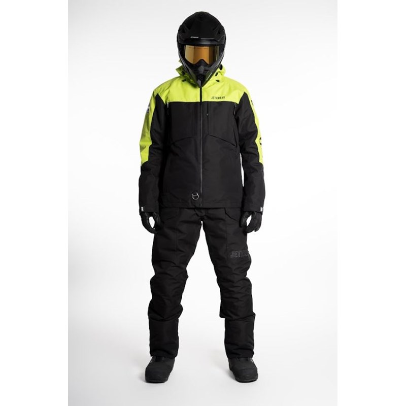 M's Crisp Jacket - Black/Lime - SAFE S