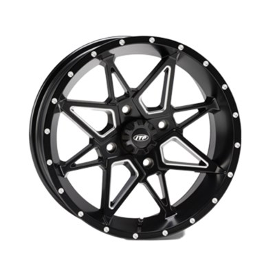 ITP Tornado vanne 15x7 4/110 5+2, mattamusta jyrsitty