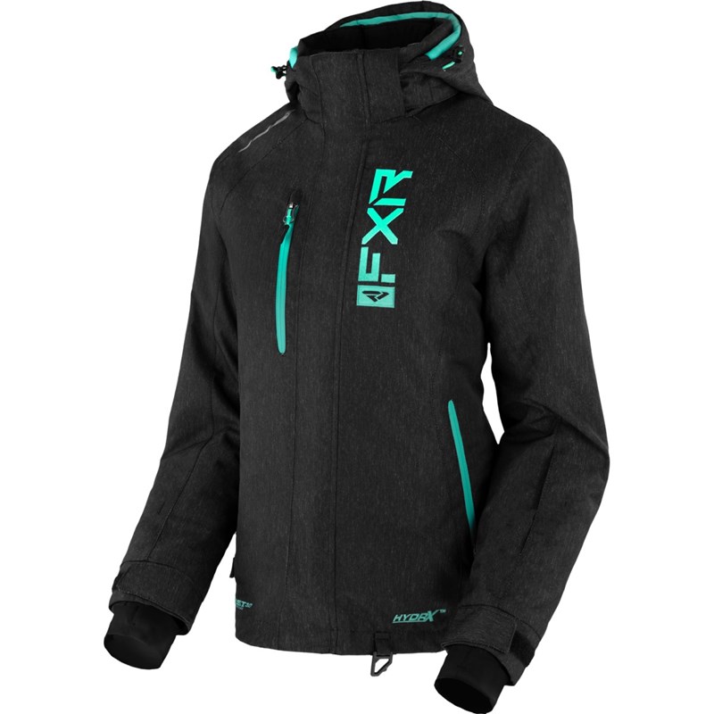W Fresh Jacket Black Heather/Mint 6