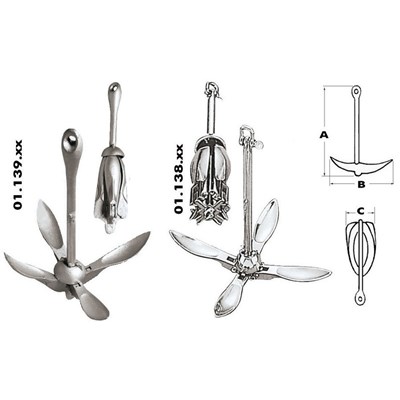 Ankkuri Grapnel 10kg