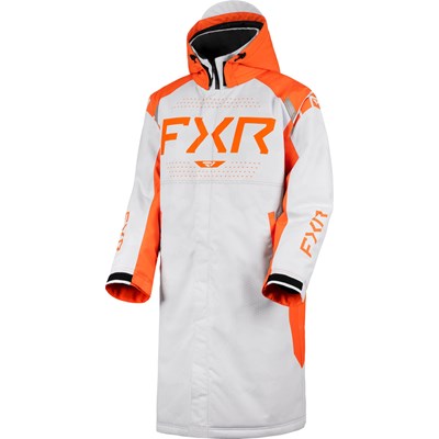 M Warm-Up Coat XL White Hex/Orange