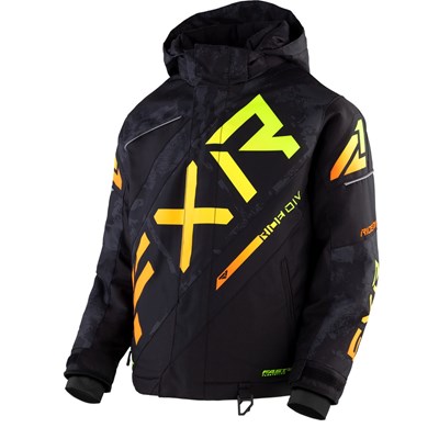 Yth CX Jacket Black Camo/Inferno 10