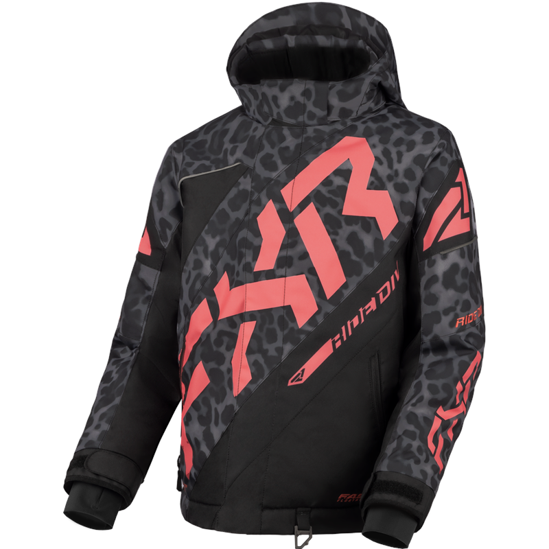 Ch CX Jacket 8 Black Cheetah/Melon