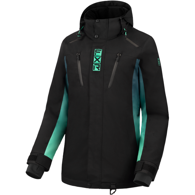 W Aerial Jacket Black/Minty Fresh 12