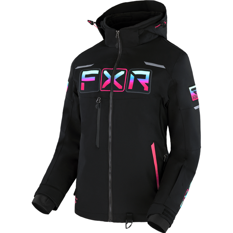 W Maverick Jacket 8 Black/Sky-E Pink Fade