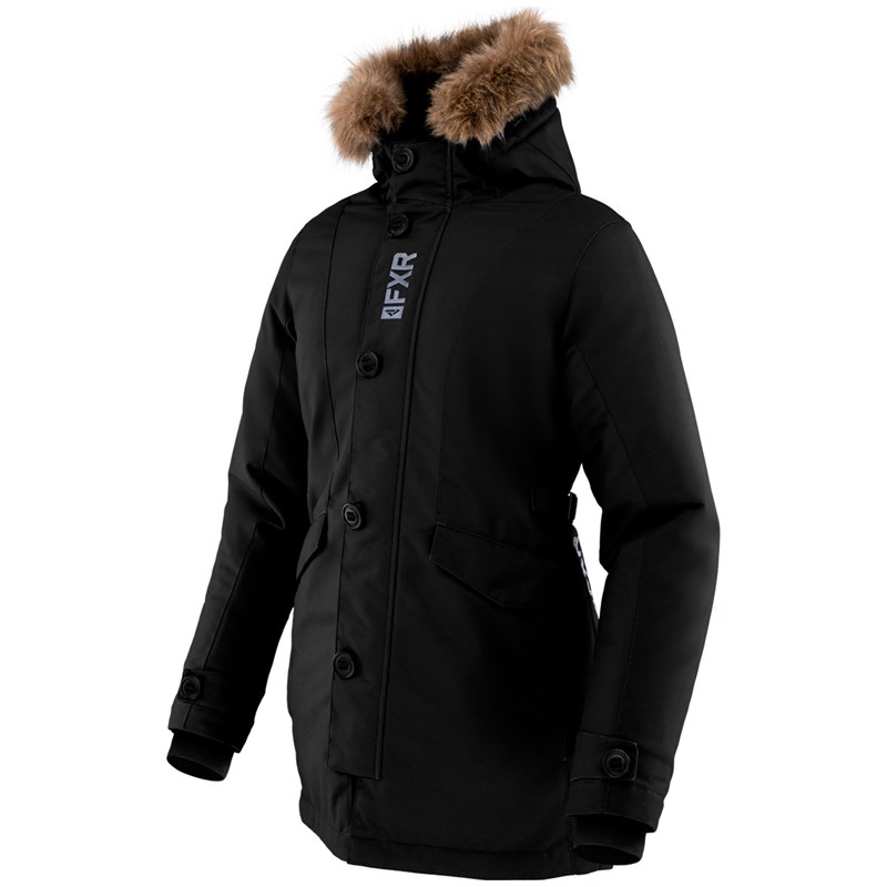 W Svalbard Parka Black/Grey 12