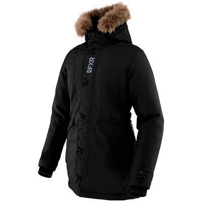 W Svalbard Parka Black/Grey 12