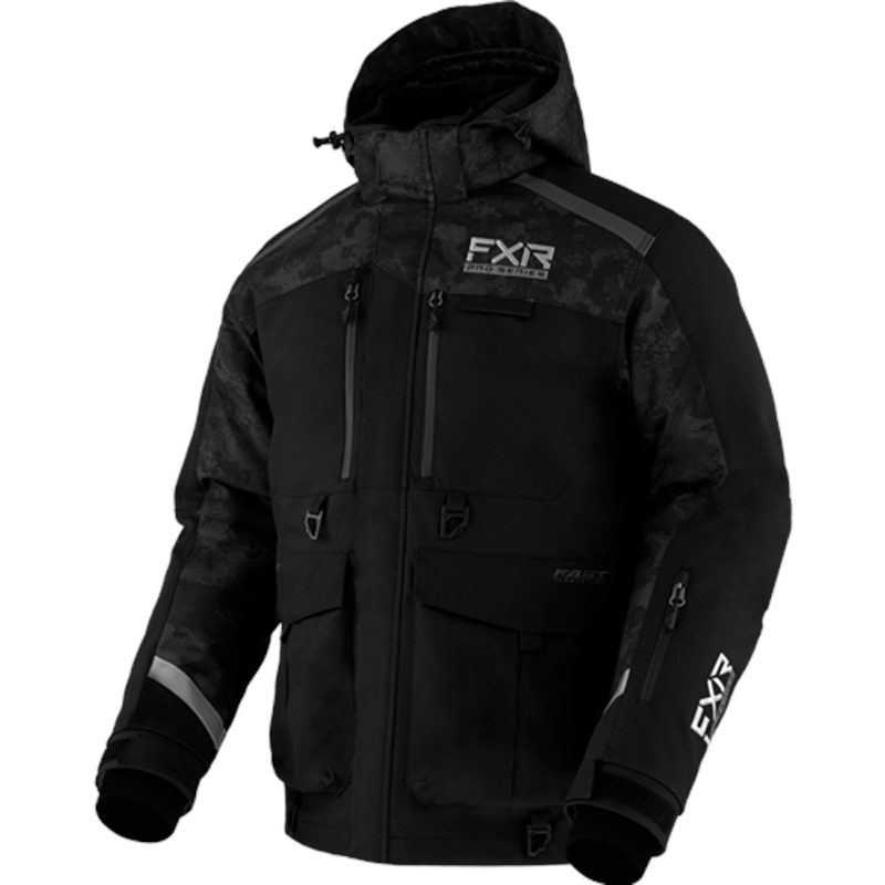 M Expedition X Ice Pro Jacket Black/Black Camo M